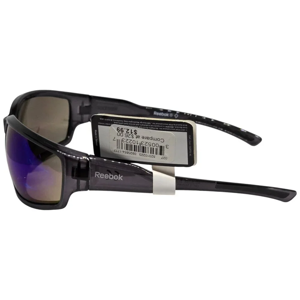Reebok Impact-Resistant Sunglasses With 100% UV Protection RB 25 Gray & Blue Len